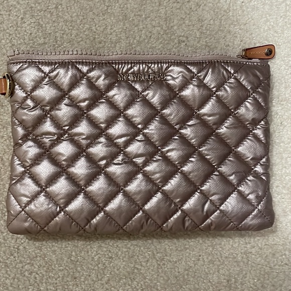 MZ Wallace Handbags - MZ Wallace metro pouch in rose gold color
